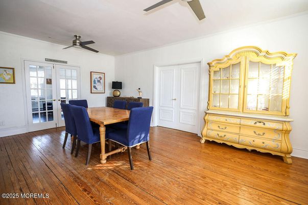 Dining room, Interior, Wood Texture Flooring