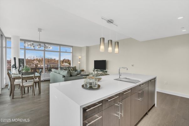 Dining room, Interior, Kitchen, Living room, Pendant Lights, Recessed Lighting, Wood Texture Flooring