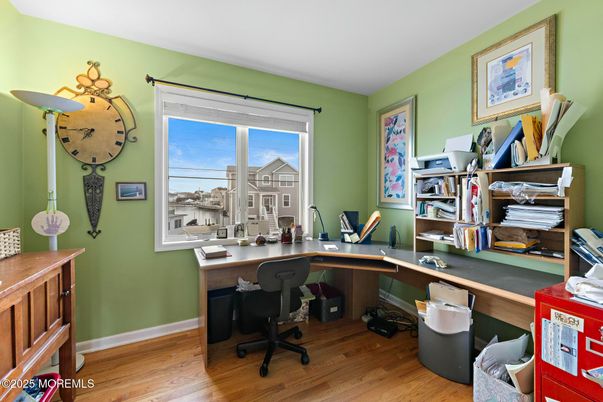Home Office, Interior, Wood Texture Flooring