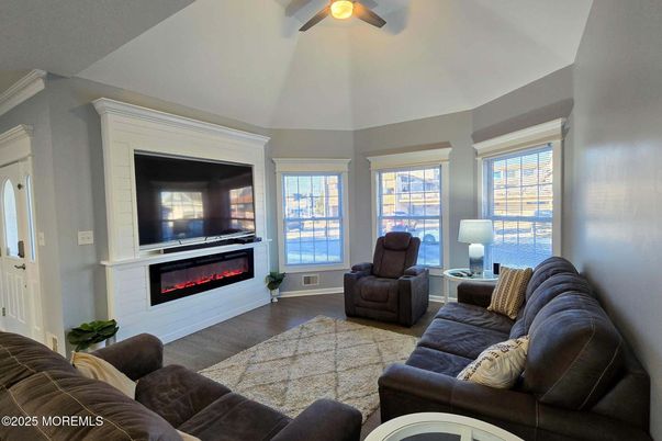 Fireplace, Interior, Living room, Water, Wood Texture Flooring