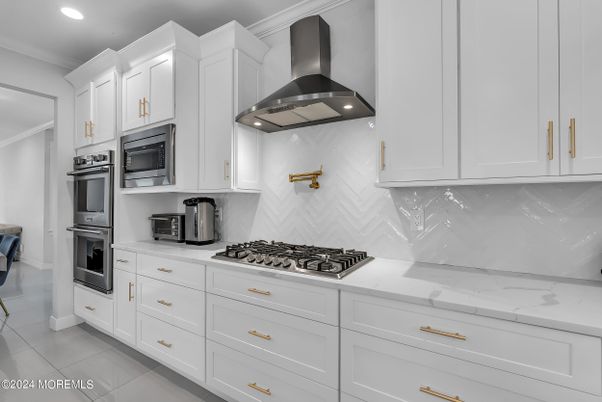 Interior, Kitchen, Recessed Lighting, Stainless Steel Appliances