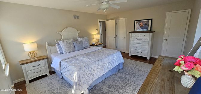 Bedroom, Interior, Wood Texture Flooring