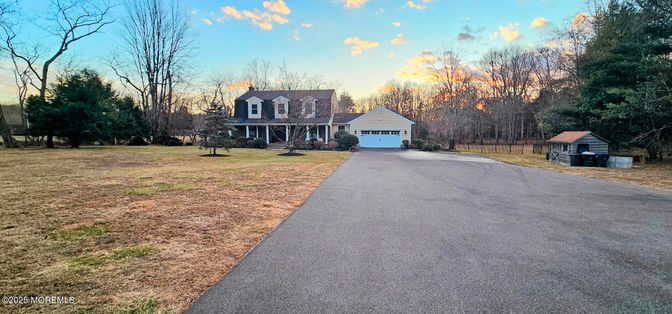 Backyard, Detached Garage, Exterior