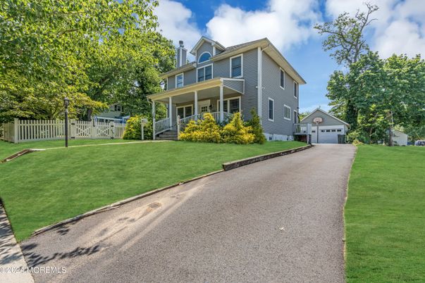Backyard, Detached Garage, Exterior, Facade, American Foursquare