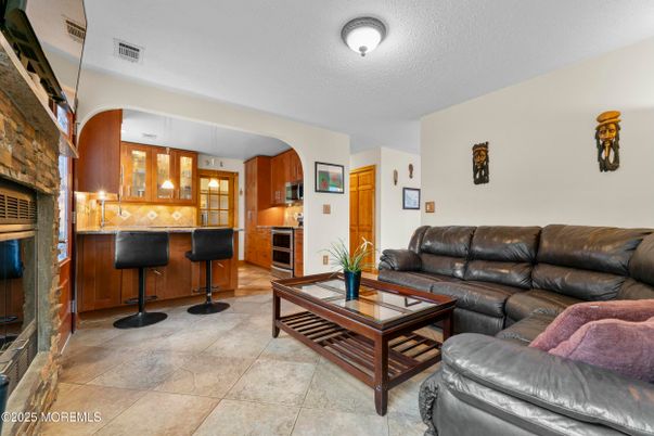 Interior, Kitchen, Living room, Stone Walls
