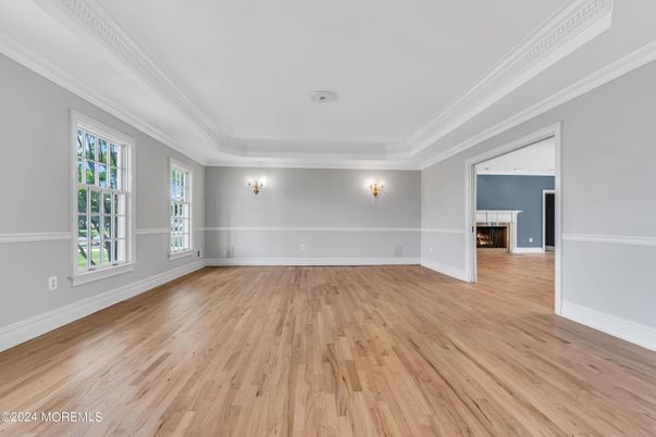 Empty room, Fireplace, Interior, Wood Texture Flooring