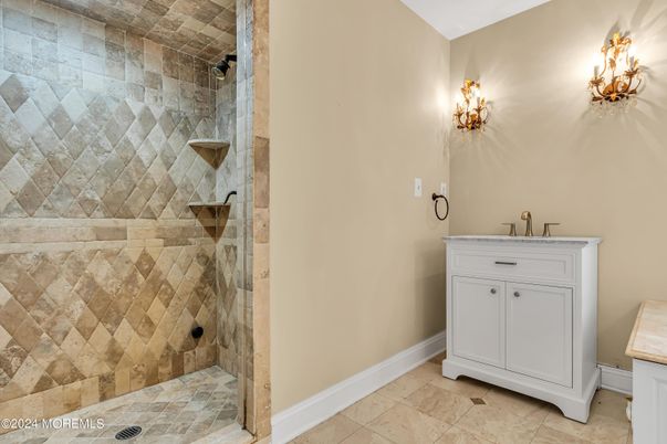 Bathroom, Interior, Stone Walls