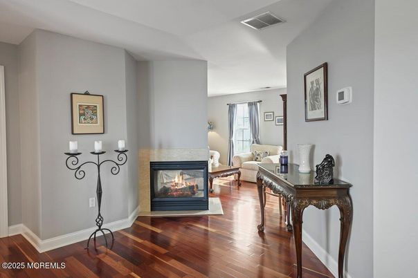 Fireplace, Interior, Living room, Wood Texture Flooring