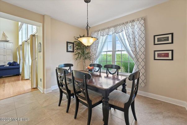 Dining room, Interior, Pendant Lights