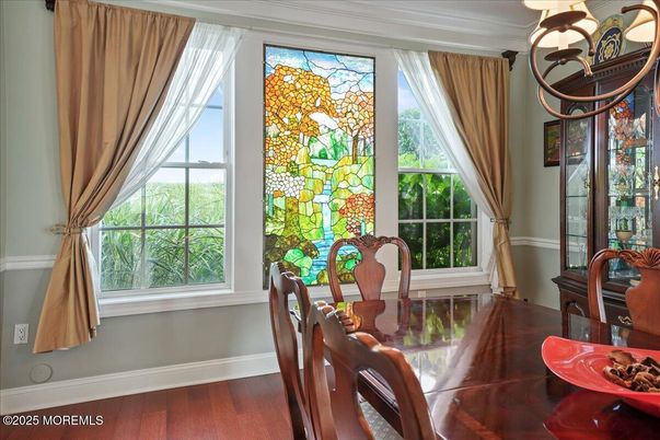Dining room, Interior, Wood Texture Flooring