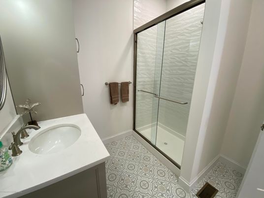 Bathroom, Glass Shower, Interior