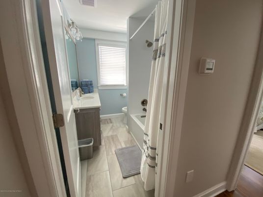 Bathroom, Interior, Wood Texture Flooring
