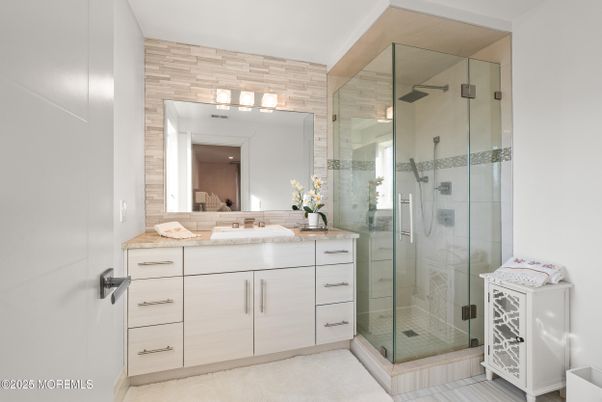 Bathroom, Glass Shower, Interior