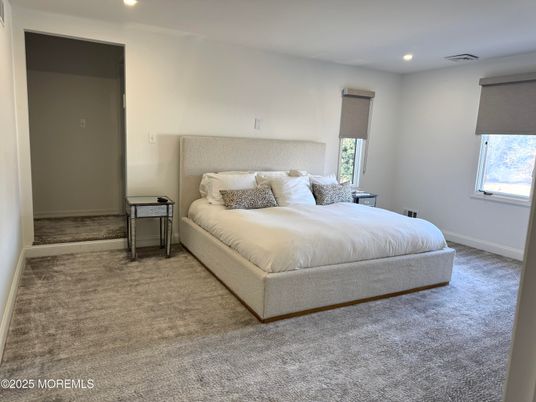 Bedroom, Interior, Recessed Lighting
