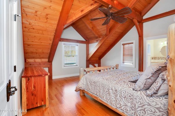 Bedroom, Interior, Wooden Beams, Wooden Ceilings, Wood Texture Flooring
