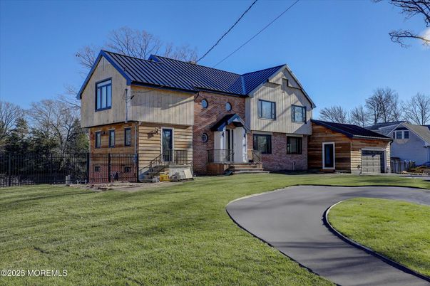 Attached, Exterior, Facade, Brick Facade, Farmhouse