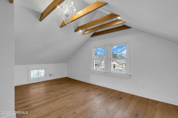 Empty room, Interior, Wooden Beams, Wood Texture Flooring
