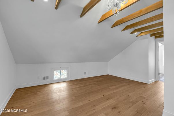 Empty room, Interior, Wooden Beams, Wood Texture Flooring