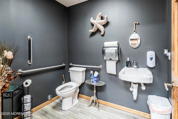 Bathroom, Interior, Wood Texture Flooring