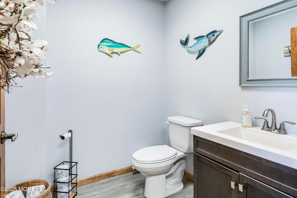 Bathroom, Interior, Wood Texture Flooring