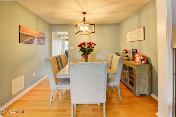 Dining room, Interior, Wood Texture Flooring