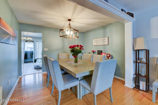 Dining room, Interior, Wood Texture Flooring