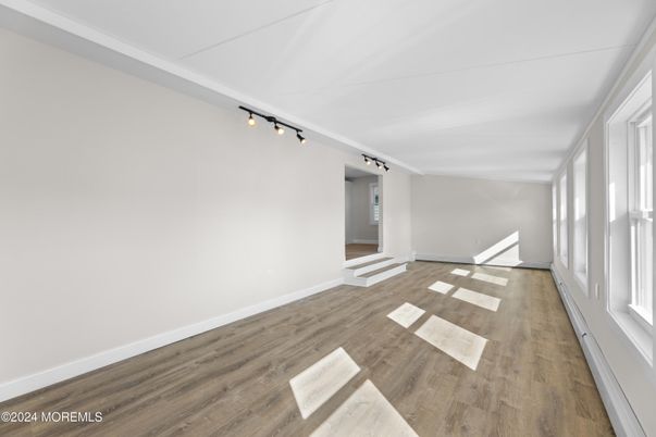 Empty room, Interior, Wood Texture Flooring