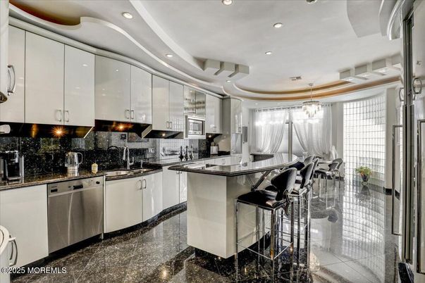 Interior, Kitchen, Recessed Lighting, Stainless Steel Appliances