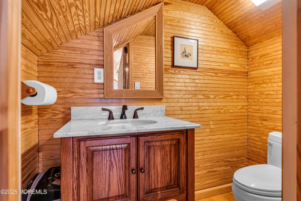 Bathroom, Interior, Wooden Ceilings, Wooden Walls