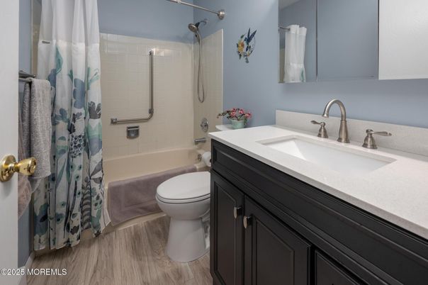 Bathroom, Interior, Wood Texture Flooring
