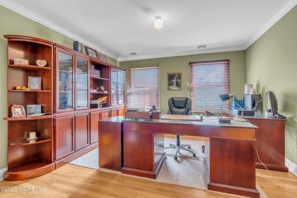Home Office, Interior, Wood Texture Flooring
