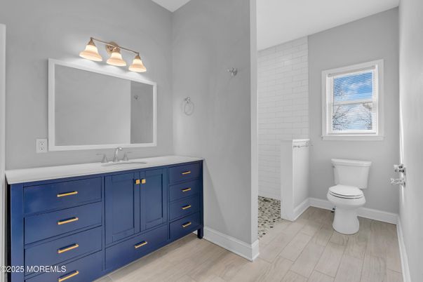 Bathroom, Interior, Wood Texture Flooring