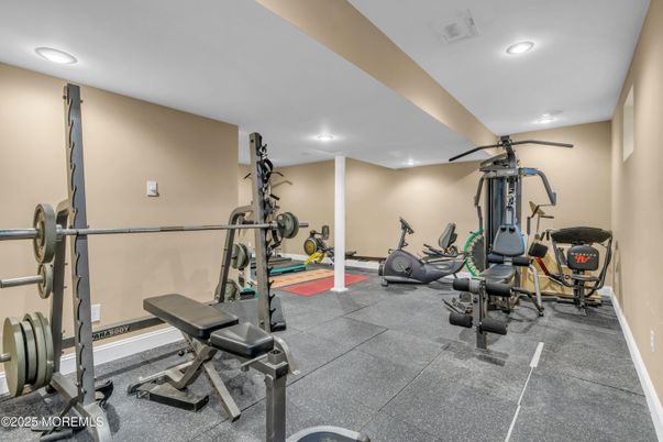 Fitness Equipment, Interior, Recessed Lighting
