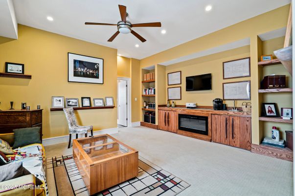 Home Office, Interior, Recessed Lighting