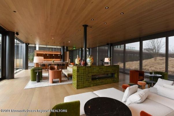 Dining room, Interior, Kitchen, Living room, Pendant Lights, Recessed Lighting, Wooden Ceilings, Wood Texture Flooring