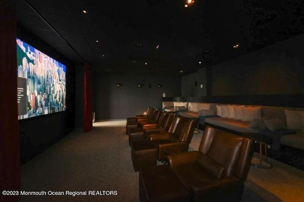 Home Theatre Room, Interior, Projection Screen, Recessed Lighting, Theatre Room