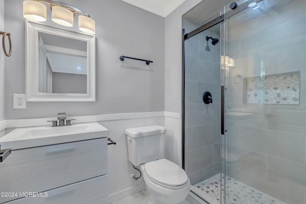 Bathroom, Glass Shower, Interior