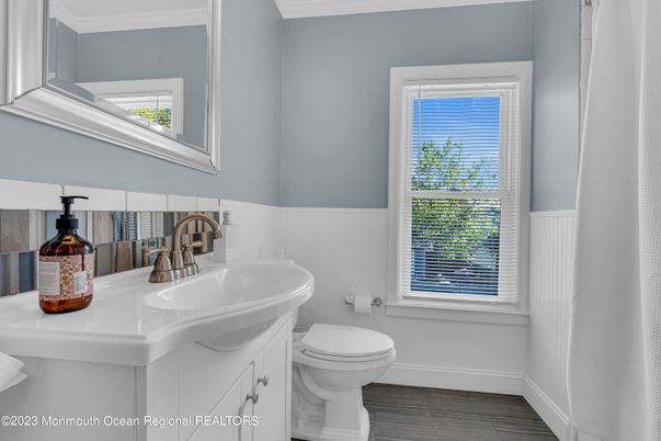 Bathroom, Interior, Wood Texture Flooring
