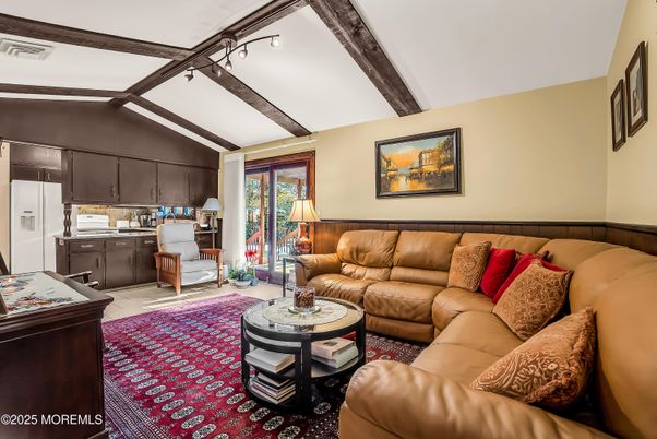 Interior, Living room, Wooden Beams