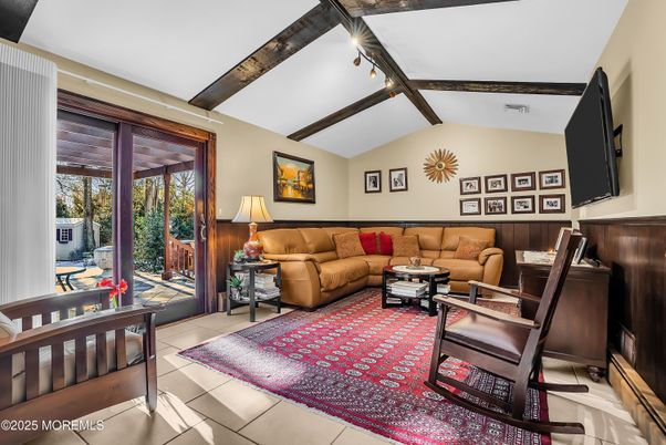 Interior, Living room, Wooden Beams