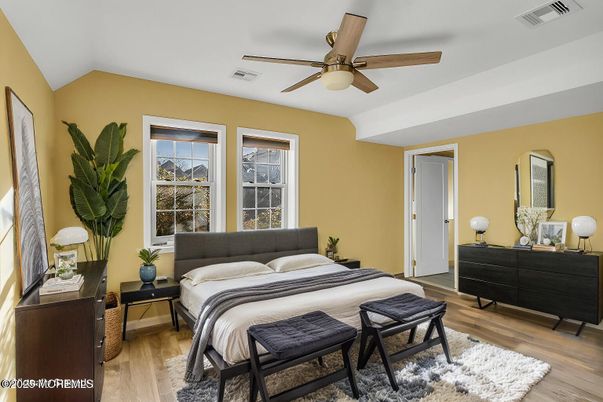 Bedroom, Interior, Wood Texture Flooring