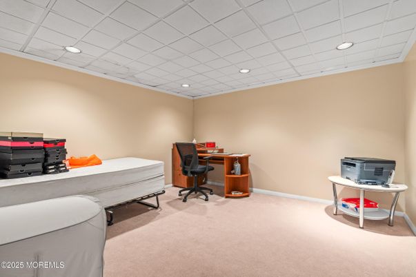 Home Office, Interior, Recessed Lighting