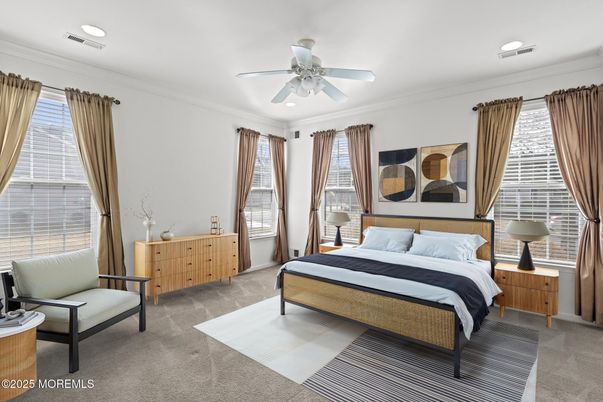 Bedroom, Interior, Recessed Lighting