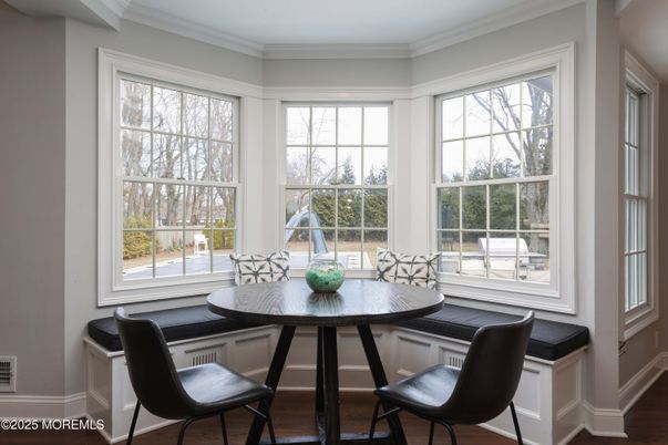 Dining room, Interior, Wood Texture Flooring