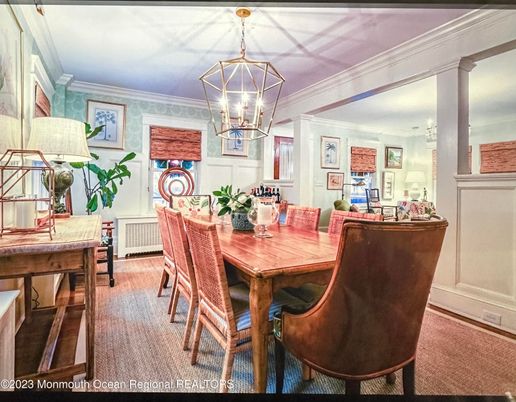 Chandelier, Dining room, Interior