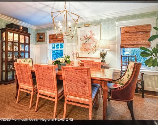Dining room, Interior, Pendant Lights