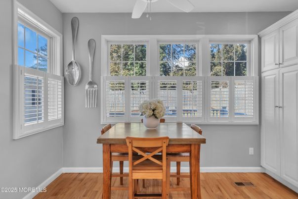 Dining room, Interior, Wood Texture Flooring