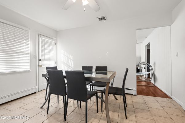 Dining room, Interior, Wood Texture Flooring
