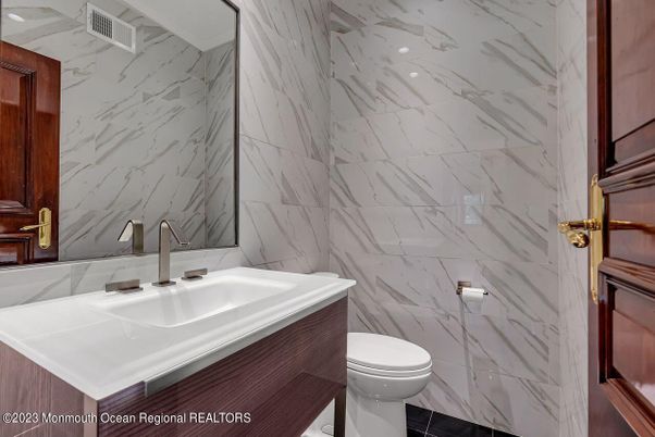 Bathroom, Interior, Marble Walls