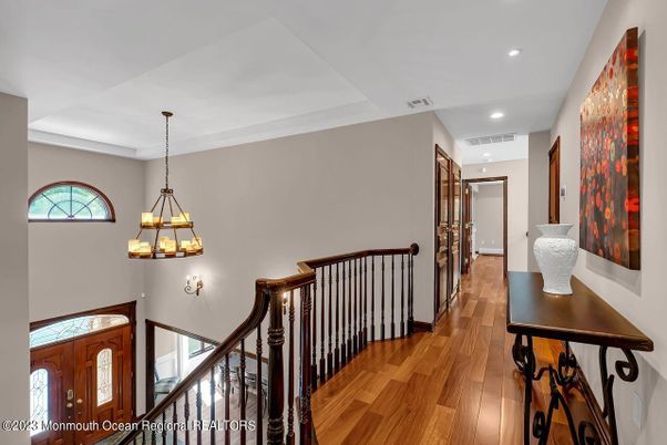 Chandelier, Interior, Recessed Lighting, Wood Texture Flooring